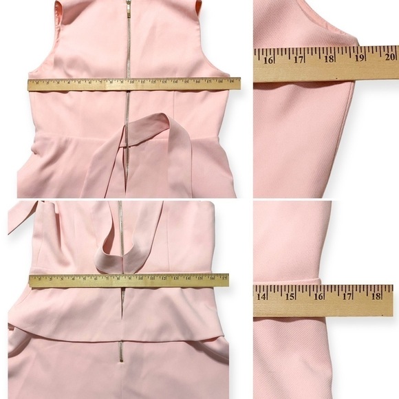 Ted Baker Reinah Sleeveless Tiered Pink Mini Dress Size 4(L) - Picture 14 of 16